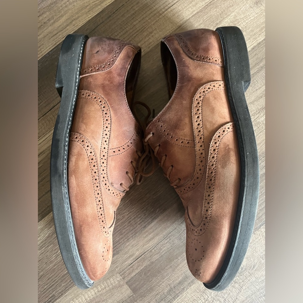 Engineered By Rockport Mens Call Perth Timber Oxford Shoes SZ 10 - Picture 4 of 9